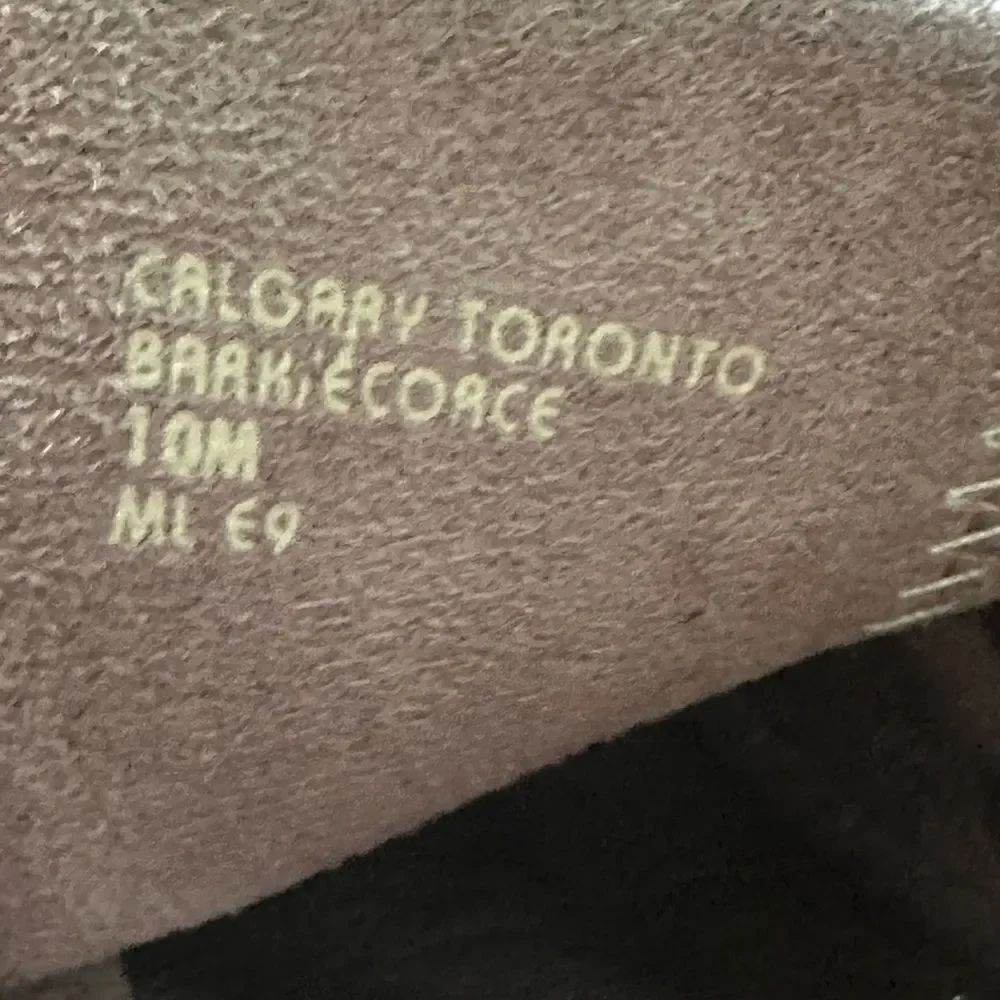 Earth Calgary Toronto Bark Brown Leather Ankle Boots Size 10M